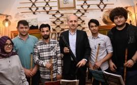 Turizm Bakanı Numan KURTULMUŞ Ney Atölyemizde